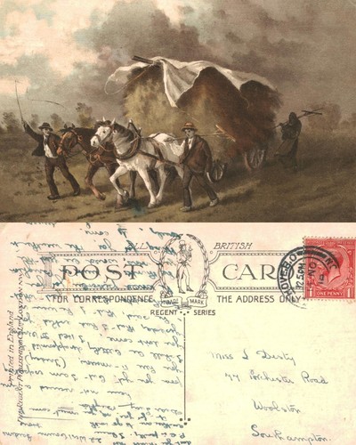 Vintage postcard rural - postcard,