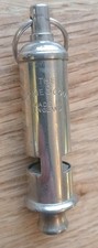 Vintage The Acme Scout Whistle Mde In England Silver Tone