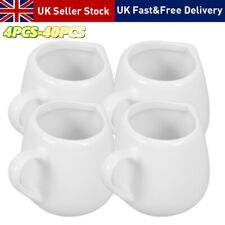 1.8OZ WHITE CERAMIC MINI MILK