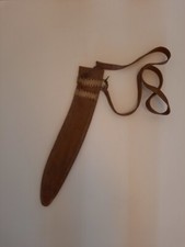 Vintage  Leather  Sheath/ Scabbard Arrow Case ??? Long Strap FREE POSTAGE
