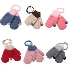 Toddler Knitted Gloves Fuzzy