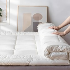 Rolling Futon Mattress Brushed