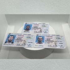 Michael Franklin AND Trevor GTA 5 Novelty License Made on PVC Plastic