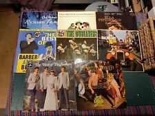 8 X Vintage Vinyl LP Records 1950's & 1960's Various Artists