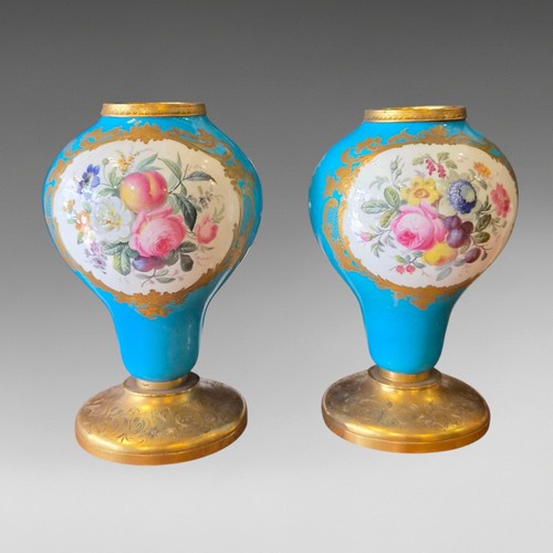 Pair 19thc french gilt - a, of