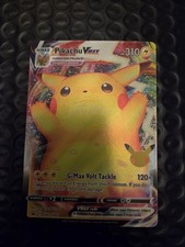 Pikachu VMAX SWSH062 Celebrations Black Star Promo Card Full Art Pokemon TCG #1