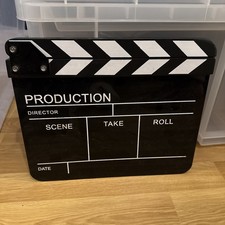 Acrylic Clapperboard Film Clapboard Movie Director'S Slate Cut Action Scene Boar
