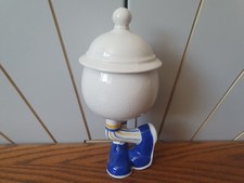 Cross legs sugar bowl lid - &,