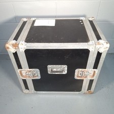 2 Door With Storage Area & 3u Mount Rack Section Flight Case With Plugs 