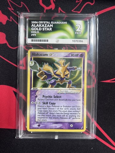 Pokemon alakazam gold star - pokemon,