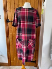 Next Dress Pink Tartan dress