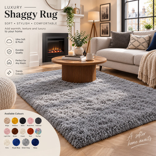 Thick large shaggy - large, non
