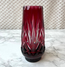 Cranberry Vase Ruby Red