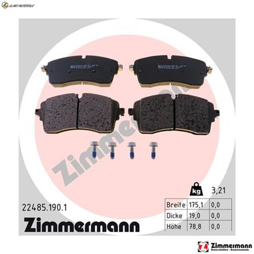 Brake pad set disc - pad,