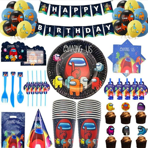 Among party supplies - among,