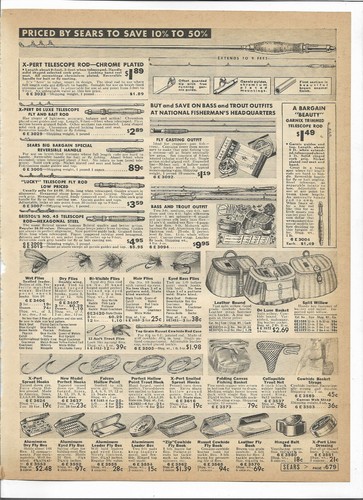 1937 sears catalog page - catalog, ad