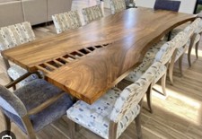 Real Scottish Oak Office Desk With Shelves Bespoke Made You Sketch We Build