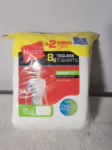 Hanes mens large white tagless - large,