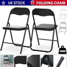 Folding Chairs Padded Faux