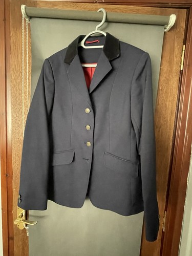Shires navy show jacket size - show,