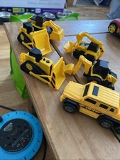 6 Toy Cat Construction Vehicles Bundle