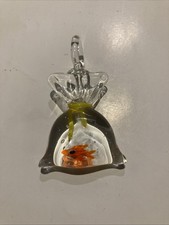 Art Deco Vintage Glass Fish In