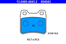 REAR BRAKE PAD SET DISC BRAKE