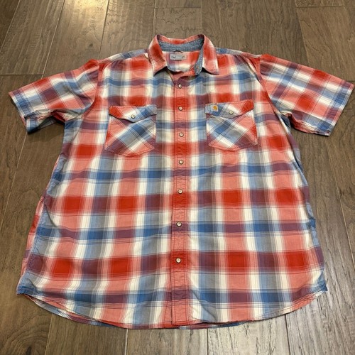 Carhartt men plaid short - plaid,
