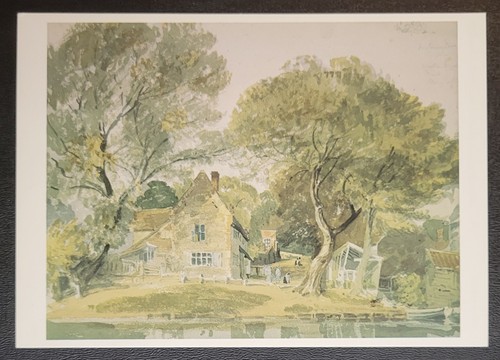 Vintage postcard cottage - cottage, by