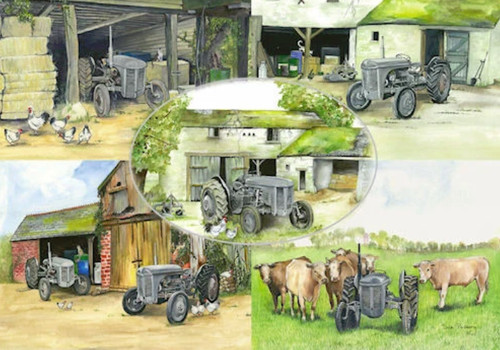 Grey fergie tractor - grey,