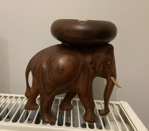 Vintage hand carved wooden - hand-carved,