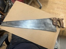 Vintage Saw 26” 5 1/2 tpi Wingfield Rowbotham & co.  1880 London spring