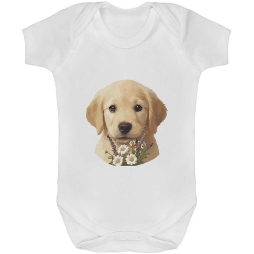 Golden retriever flowers - 'golden,