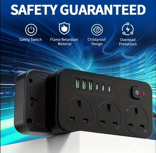 Power socket surge - 9-in-1,