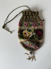 Antique victorian bead purse - victorian,