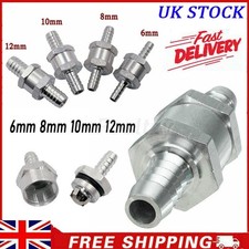Non Return Valve One Way Inline 6mm 8mm 10mm 12mm Fuel Air Water Pipe Tube Hose