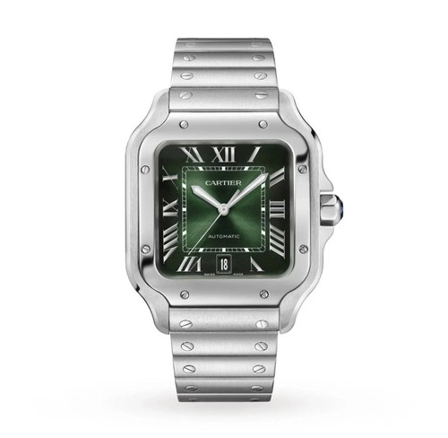Cartier santos large green - large,