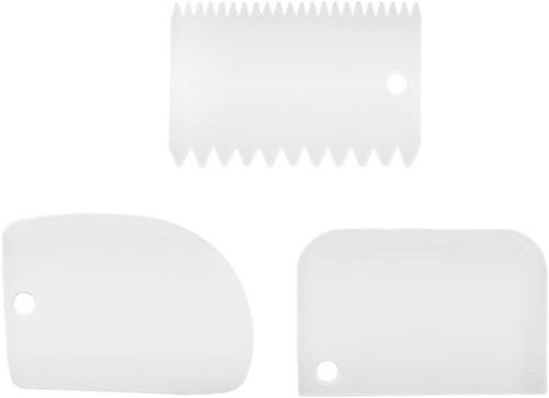 Pcs plastic cake scraper - pcs,