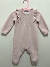 Baby Girls Pink Knitted Ruffle