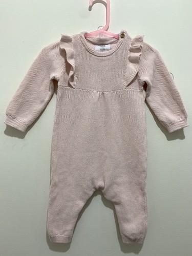 Baby girls pink knitted - girls, ruffle