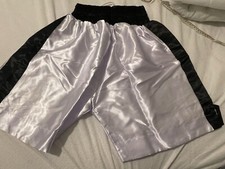 New Boxing Shorts white/ Black