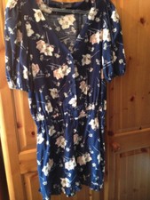 Love Label Blue Floral Short Playsuit Size 10