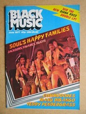 Black Music Magazine. June 1977. Soul's Happy Families, Manu Dibango, Disco etc