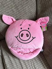 Percy Pig M&S Pink Cosy Super Soft Fleece Foot Warmer Extra Warm Gift Cute Toy