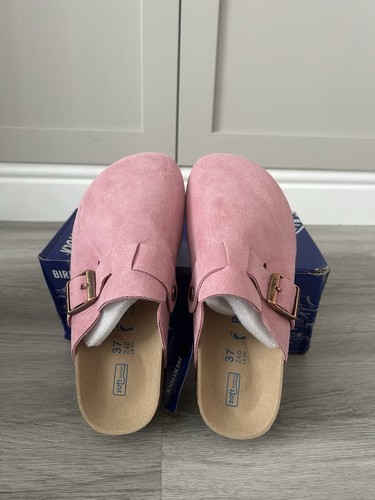 Brand new pink suede - brand,