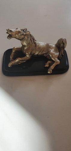 Silver display horse statue - display,