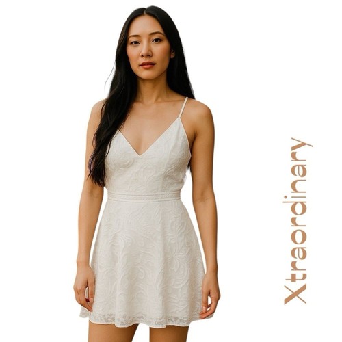 Xtraordinary white floral lace - xtraordinary,