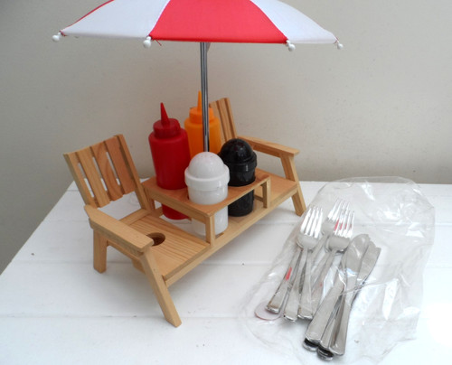 Novelty condiment set - novelty, bbq