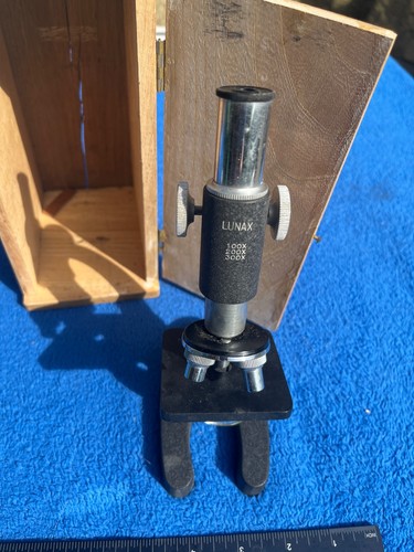 Vintage lunax microscope - vintage, in