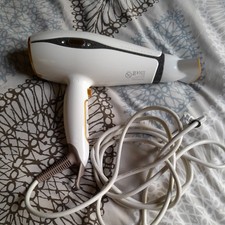​Nicky Clarke Diamond Shine Pro Salon Hair Dryer 2000W White & Gold Ionic +